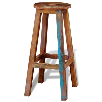 Bar Stool in Solid Reclaimed Wood