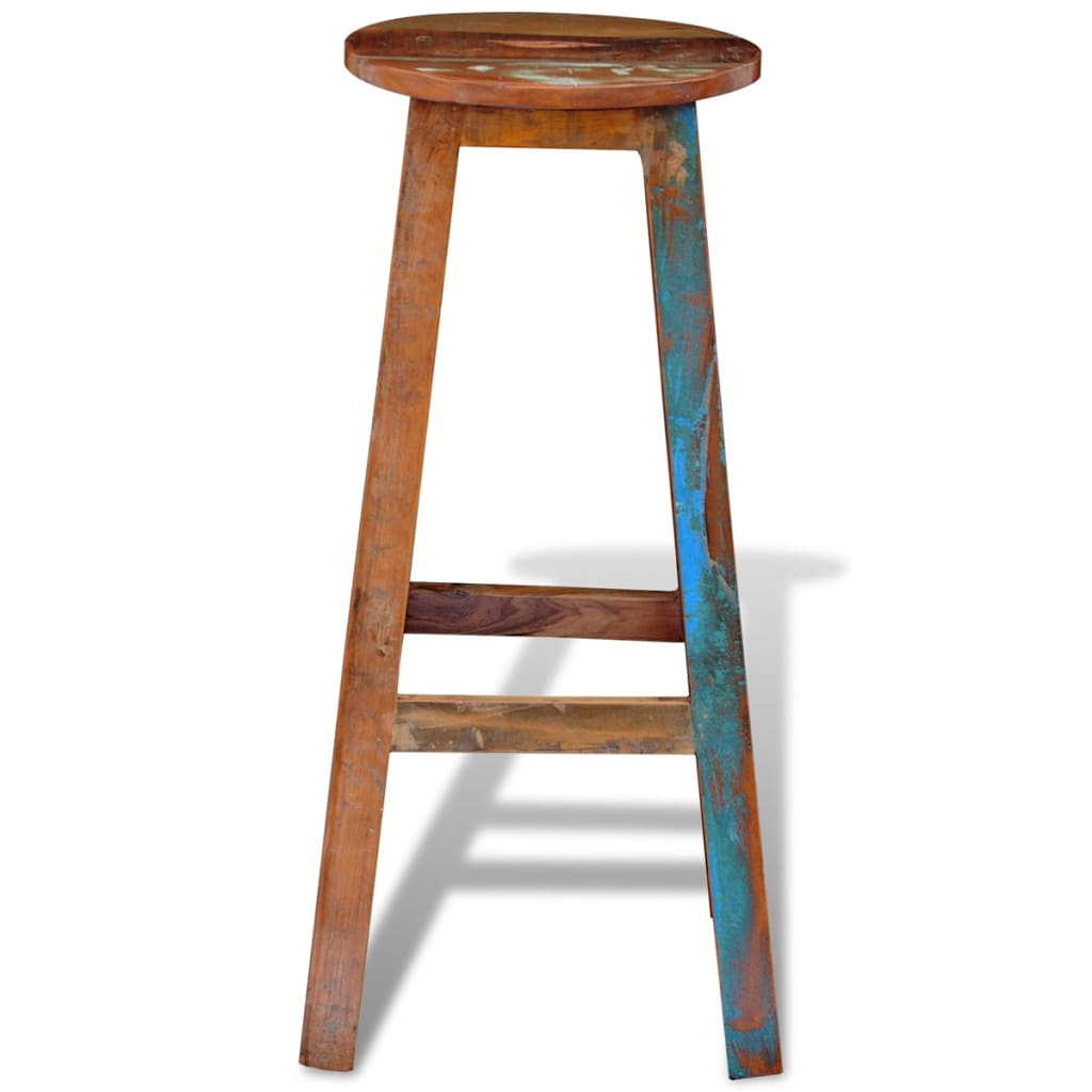 Bar Stool in Solid Reclaimed Wood