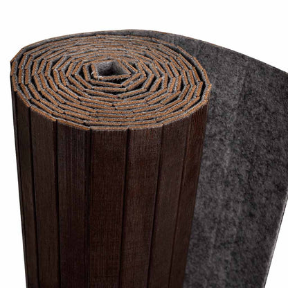 Pannello Divisore per la Stanza Bambù Marrone Scuro Larghezza 250 cm Altezza 165 cm | homemem39