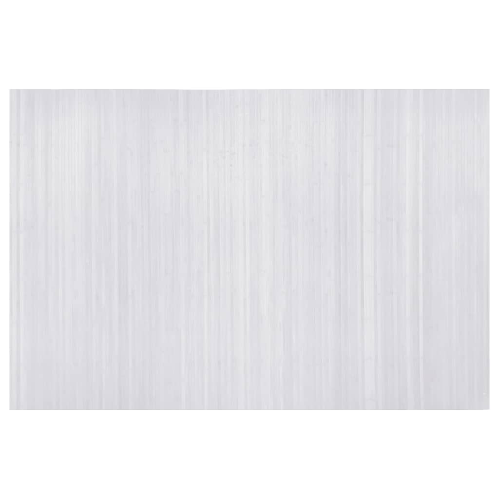 Pannello Divisore per la Stanza in Bambù Bianco Larghezza 250 cm Altezza 165 cm | homemem39