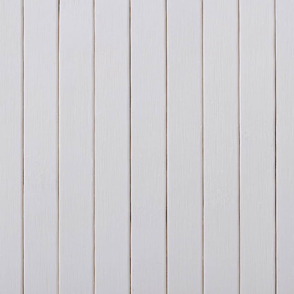 Pannello Divisore per la Stanza in Bambù Bianco 250x165 cm - homemem39