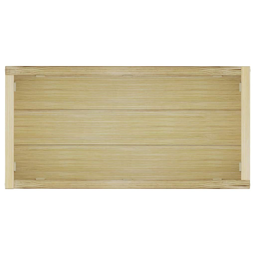 Letto Rialzato 100x50x40 cm in Legno Rettangolare