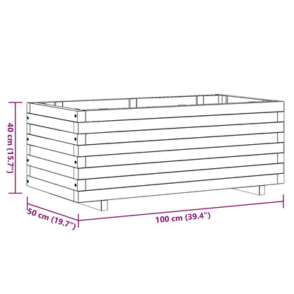 Letto Rialzato 100x50x40 cm in Legno Rettangolare | homemem39