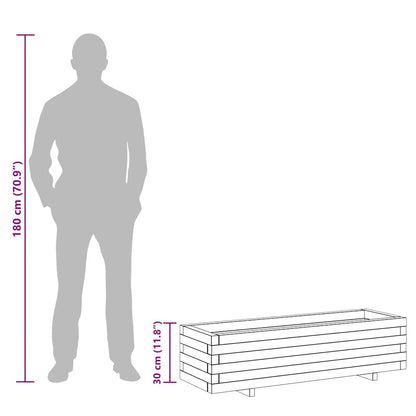 Letto Rialzato 120x40x30 cm in Legno Rettangolare