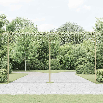 Pergolato da Giardino 410x40x203 cm in Legno | homemem39