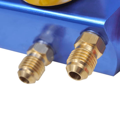 Set Manometro a 4 Vie per Condizionatore d'Aria - homemem39