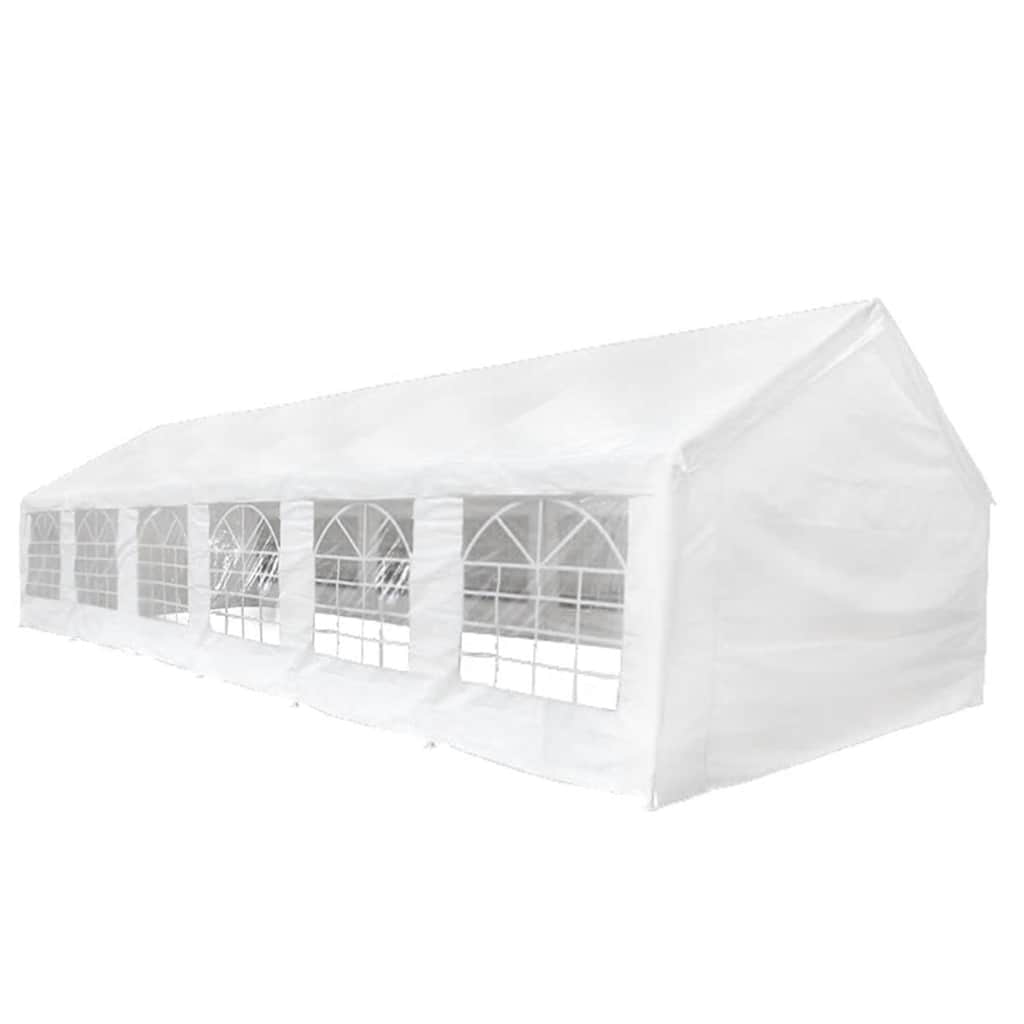 Tessuto per tenda senza struttura Bianco 12 x 6 m PE