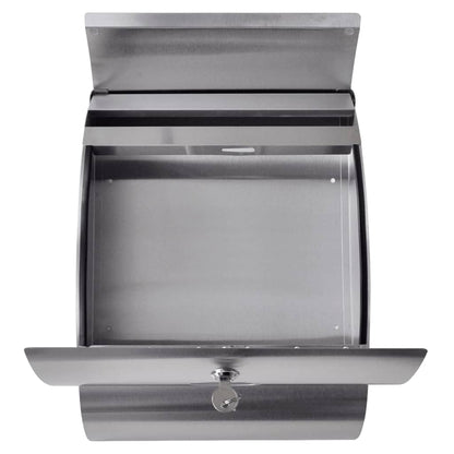Casetta della Posta Doppia con Supporto in Acciaio Inox | homemem39