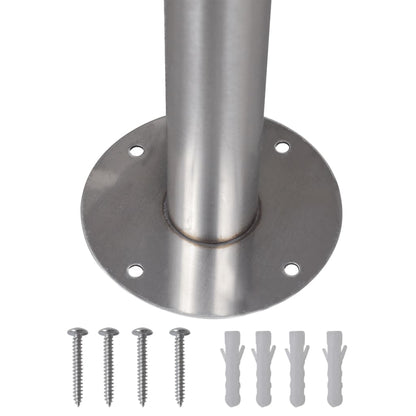Casetta della Posta Doppia con Supporto in Acciaio Inox | homemem39