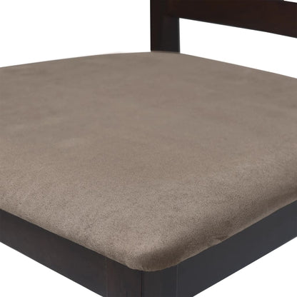 Sgabelli da Bar 2 pz Marroni in Tessuto - homemem39