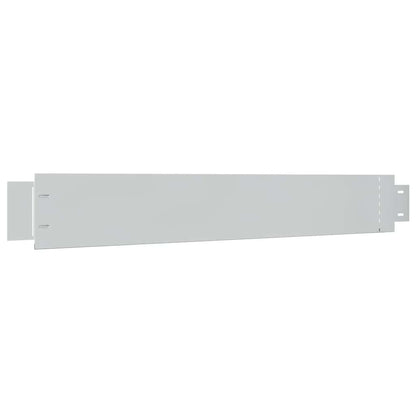 Set 20 pz Bordo Prato Flessibile in Acciaio Zincato 100 x 14 cm | homemem39