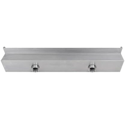 Cascata per Laghetto Rettangolare con LED in Acciaio Inox 60 cm