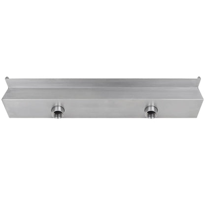 Cascata per Laghetto Rettangolare con LED in Acciaio Inox 60 cm