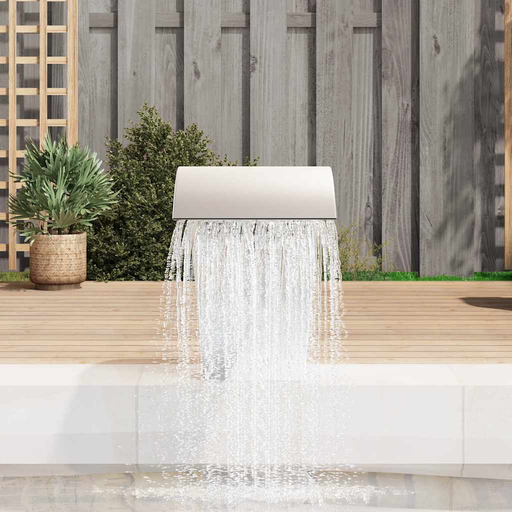 Cascata da Giardino in Acciaio Inossidabile 45x30x60 cm
