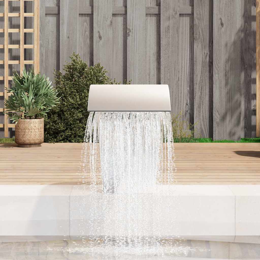 Cascata da Giardino in Acciaio Inossidabile 45x30x60 cm - homemem39