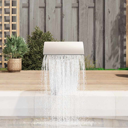 Cascata da Giardino in Acciaio Inossidabile 45x30x60 cm - homemem39