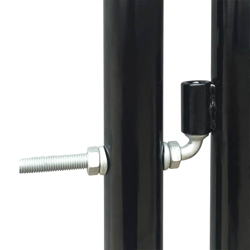 Cancello per Recinzione a una Porta Nero 300x100 cm | homemem39
