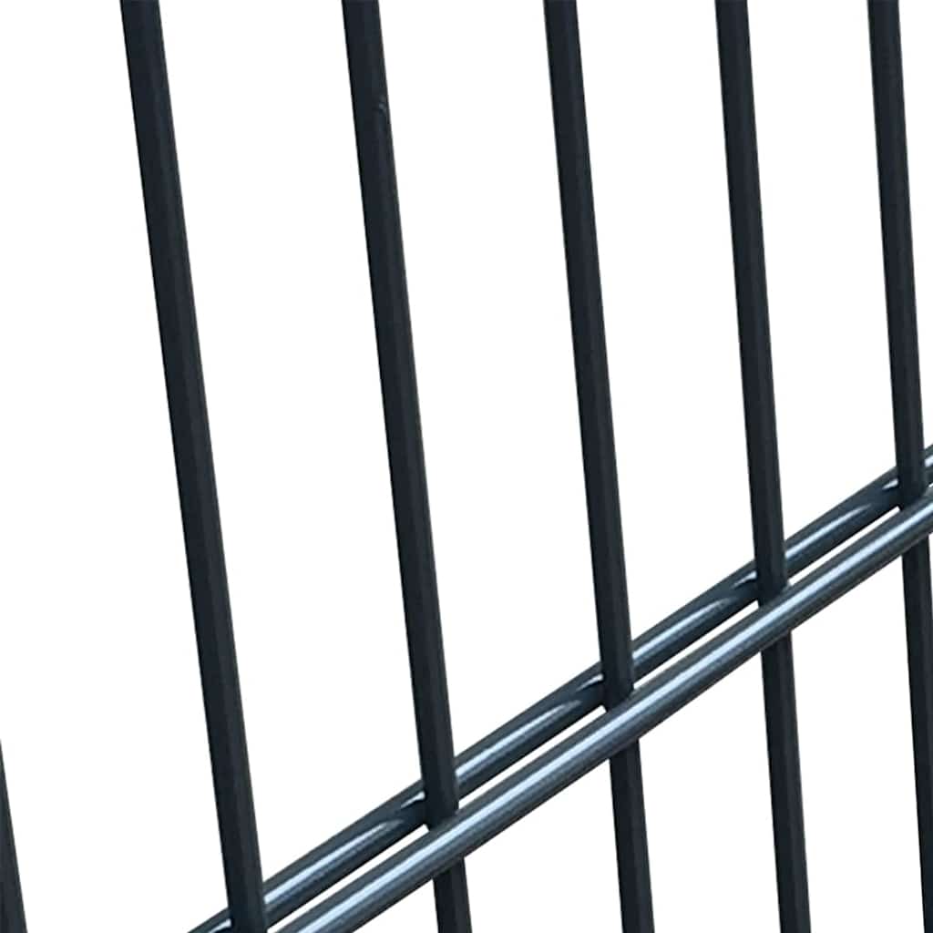 Cancello per Recinzione 2D (Singolo) Grigio Antracite 100x80 cm | homemem39