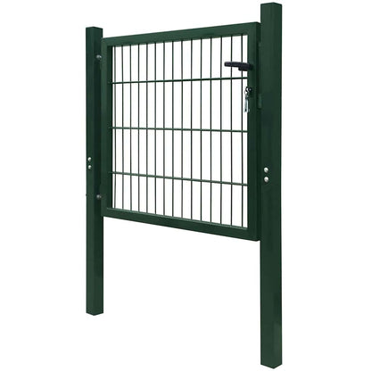 Cancello per Recinzione 2D (Singolo) Verde 100x80 cm | homemem39