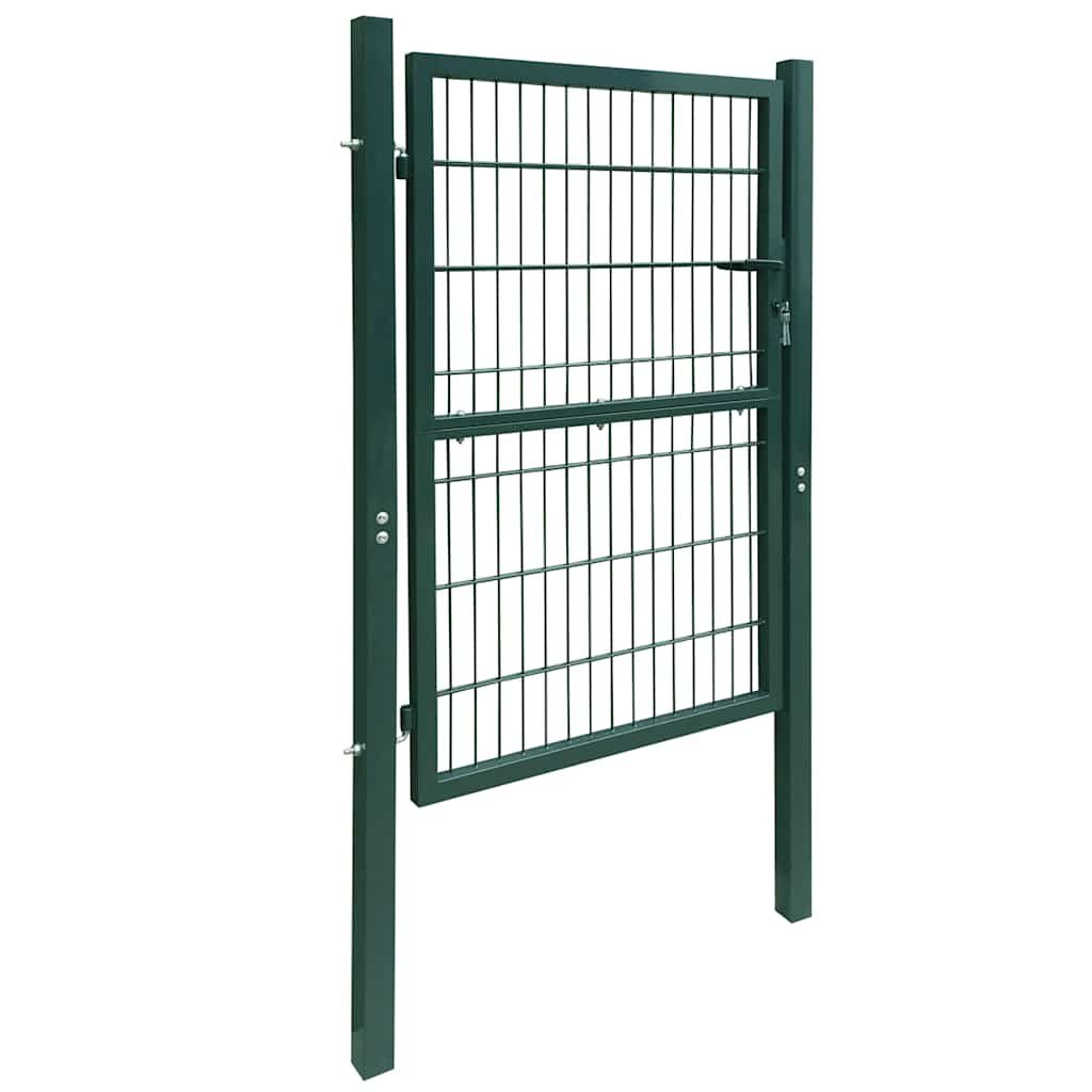 Cancello per Recinzione 2D (Singolo) Verde 100x160 cm | homemem39