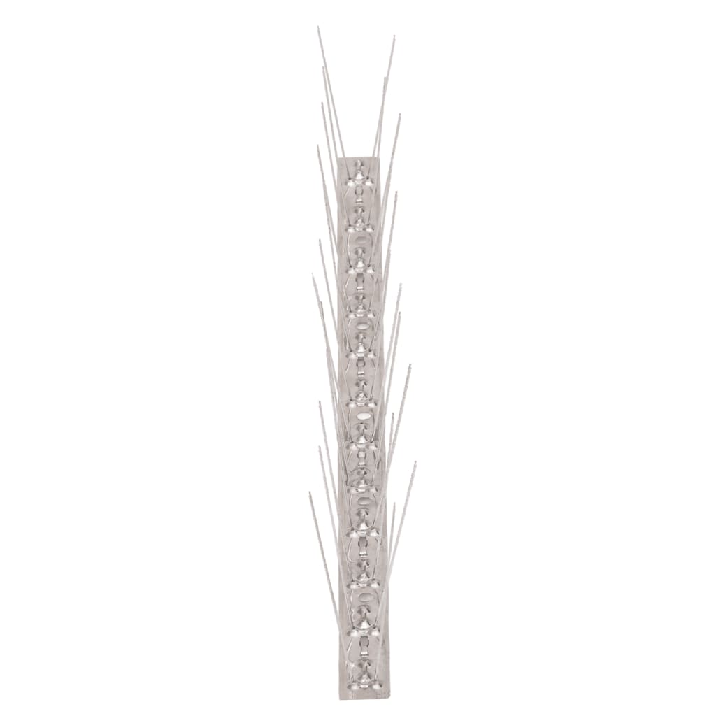 Set Dissuasori per Uccelli e Piccioni 6 pz Acciaio 2 File 3 m | homemem39