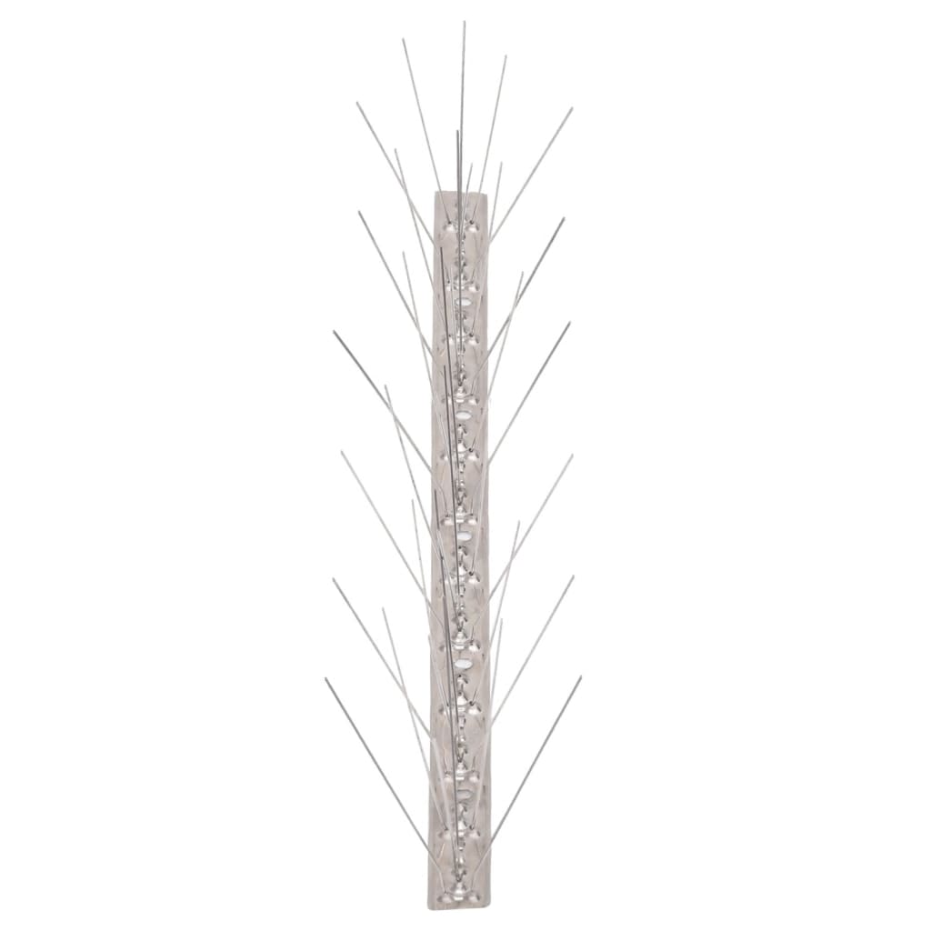 Set Dissuasori per Uccelli e Piccioni 6 pz Acciaio 5 File 3 m | homemem39