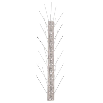 Set Dissuasori per Uccelli e Piccioni 6 pz Acciaio 5 File 3 m | homemem39