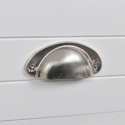 Comodino con 1 Cassetto Bianco - homemem39