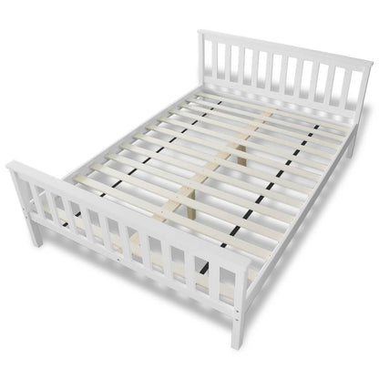 Letto con Materasso in Massello di Pino 140x200 cm | homemem39