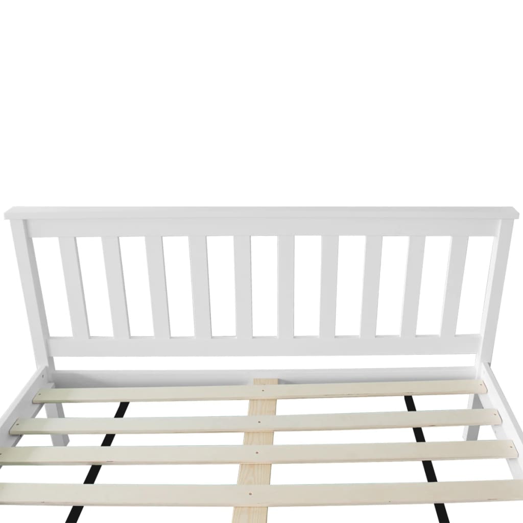 Letto con Materasso in Massello di Pino 140x200 cm | homemem39