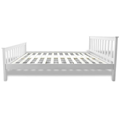 Letto con Materasso in Massello di Pino 140x200 cm | homemem39
