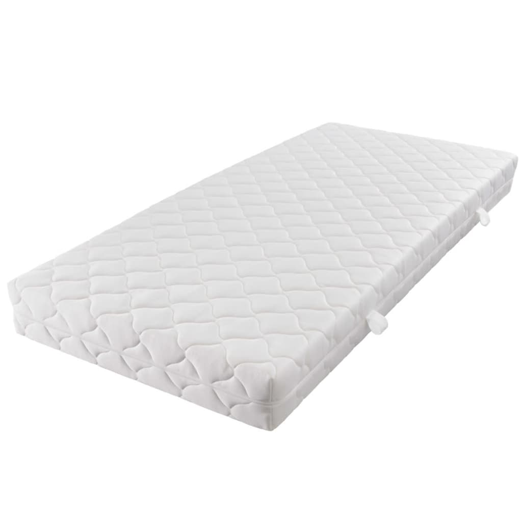 Letto con Materasso in Massello di Pino 140x200 cm | homemem39