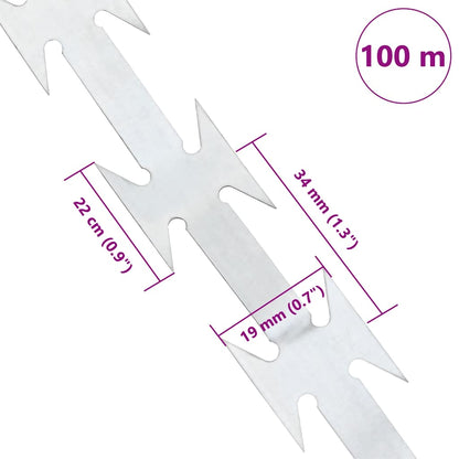 Filo Spinato BTO-22 100 m in Acciaio - homemem39