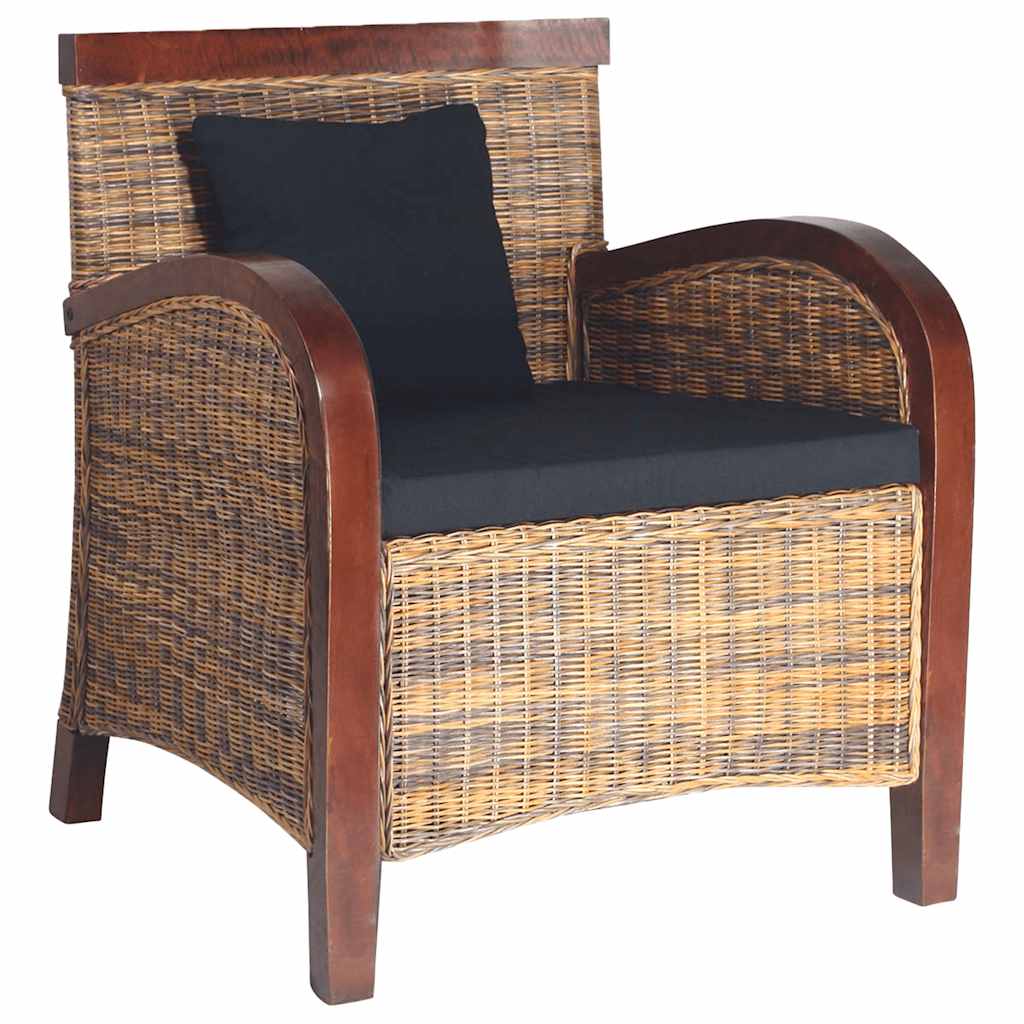 Poltrona in Rattan Intrecciato a Mano | homemem39