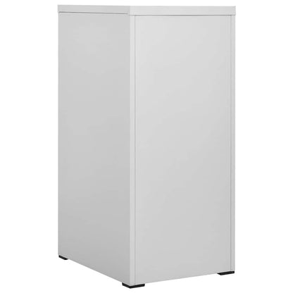 Schedario Grigio Chiaro 46x62x102,5 cm in Acciaio | homemem39
