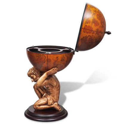 Bar a Globo Portabottiglie Vino Design Atlas 42x42x85 cm | homemem39