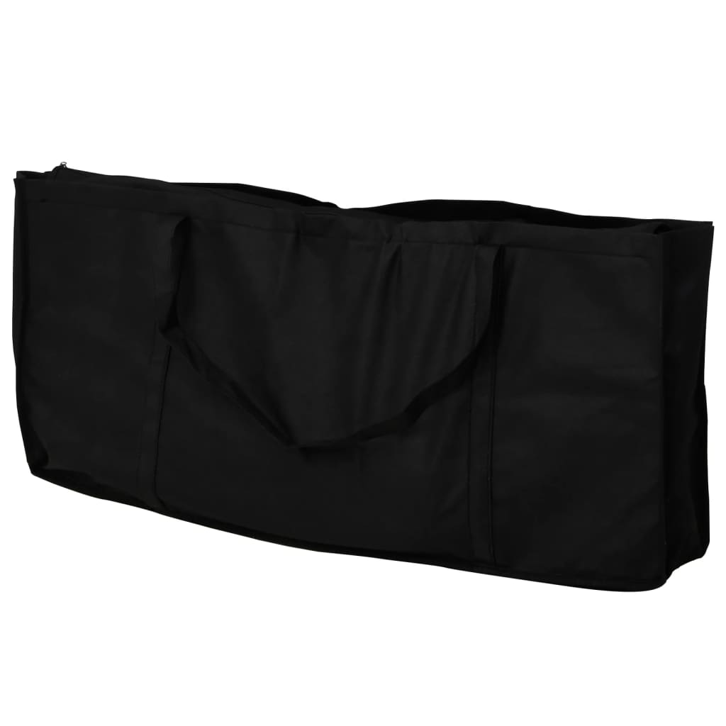 Tavolo Pieghevole per Manicure con Ruote Nero - homemem39