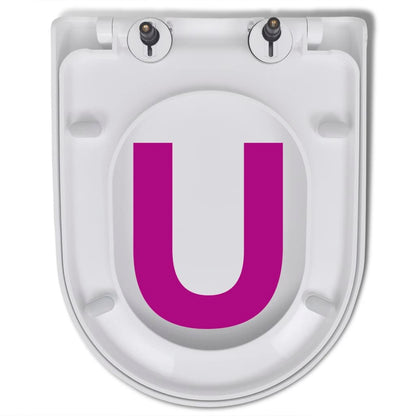 Copriwater Ammortizzato e Sgancio Rapido Bianco Quadrato