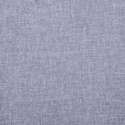 Divano a 2 Posti in Tessuto Grigio Chiaro - homemem39