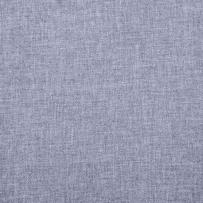 Divano a 3 Posti in Tessuto Grigio Chiaro - homemem39