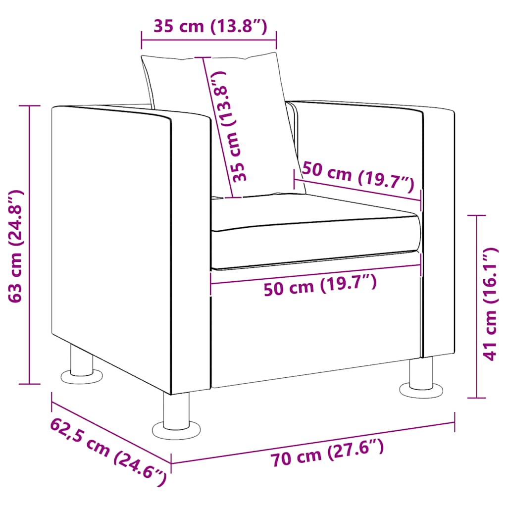 Poltrona Nera in Similpelle - homemem39