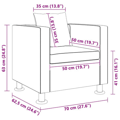 Poltrona Nera in Similpelle - homemem39