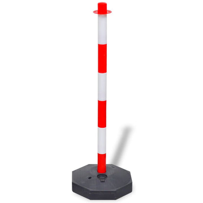 Set Stradale con Pali e Catena in Plastica 10 m | homemem39