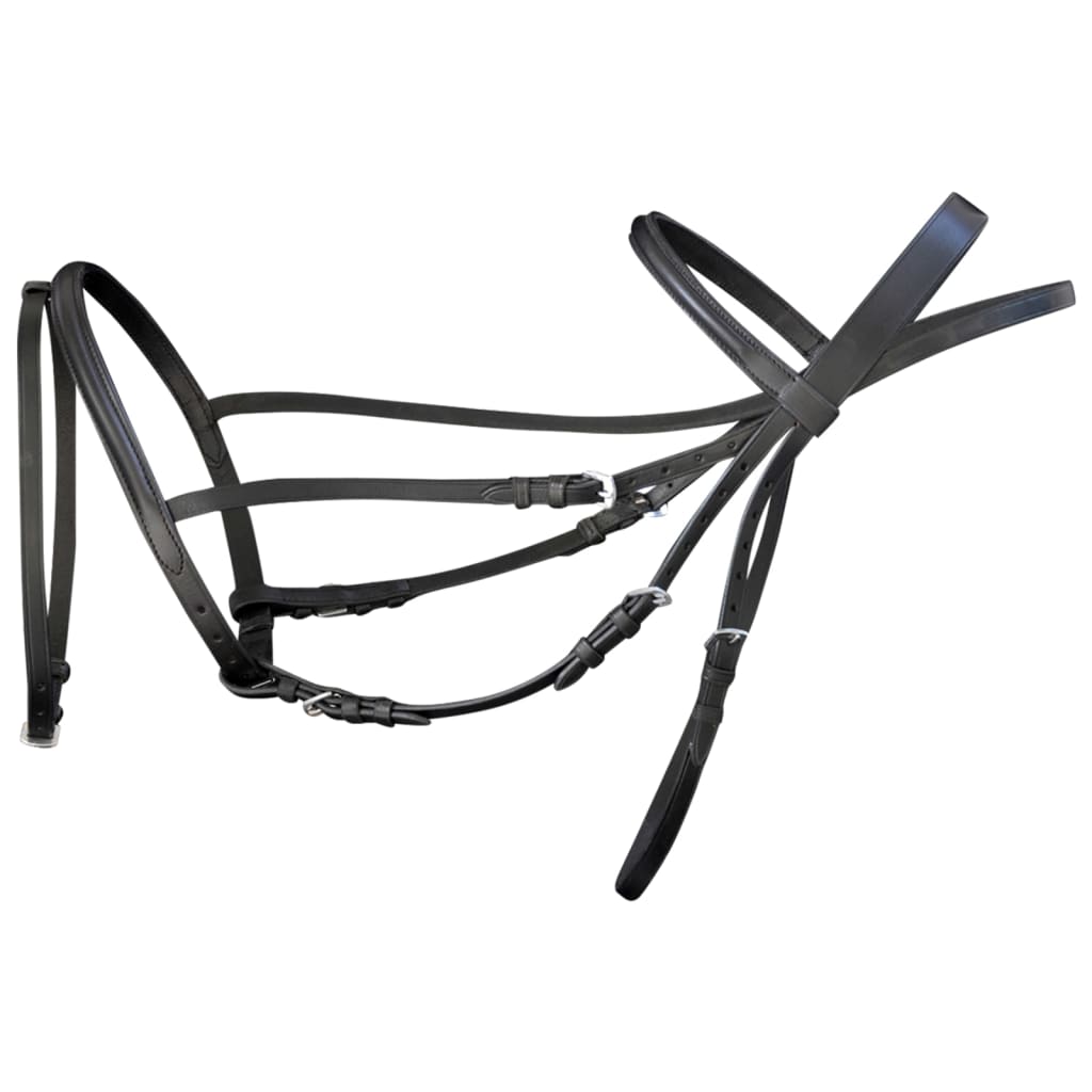 Briglie in Pelle con Redini e Morso Nero per Cavallo Full | homemem39