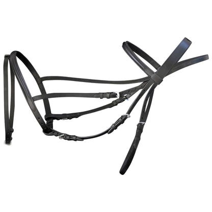 Briglie in Pelle con Redini e Morso Nero per Cavallo Full | homemem39