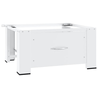 Supporto Alzatina per Lavatrice con Cassetto Bianco