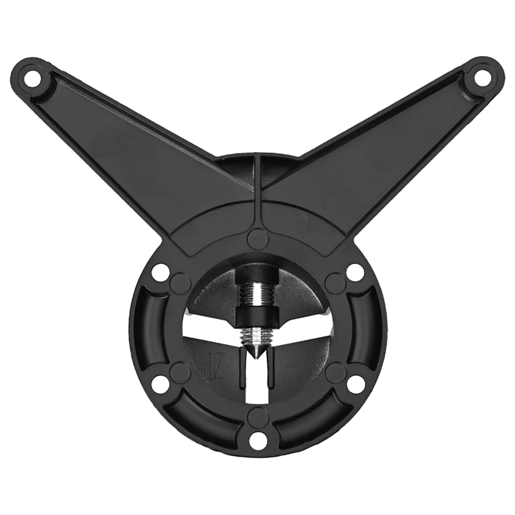 Set Gambe Tavolo Altezza Regolabile Nere 870 mm