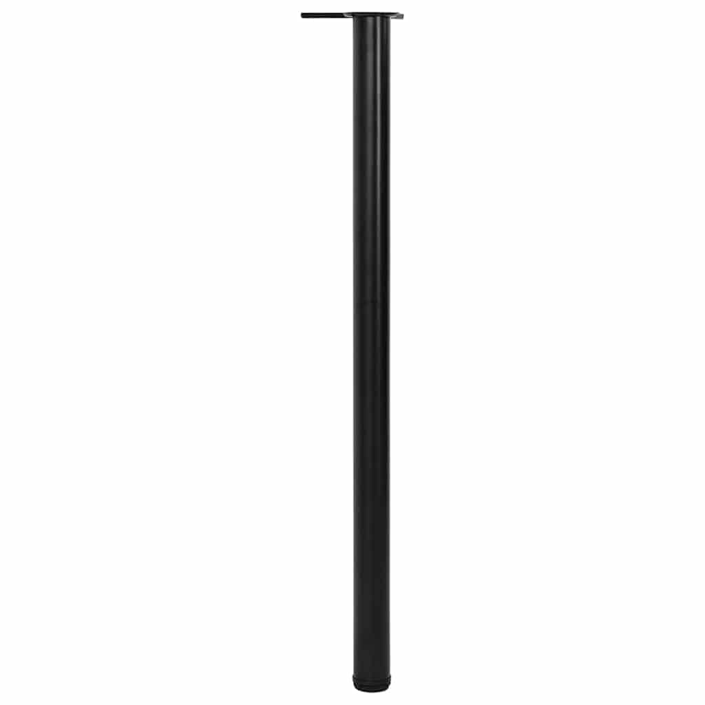 Set 4 gambe nere per tavolo regolabili in altezza 1100 mm