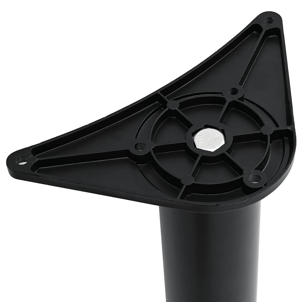 Set Gambe per Tavolo 4 pz Nere Regolabili in Altezza 710 mm - homemem39