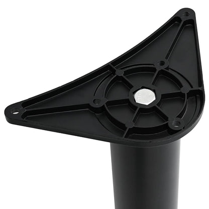 Set Gambe per Tavolo 4 pz Nere Regolabili in Altezza 710 mm
